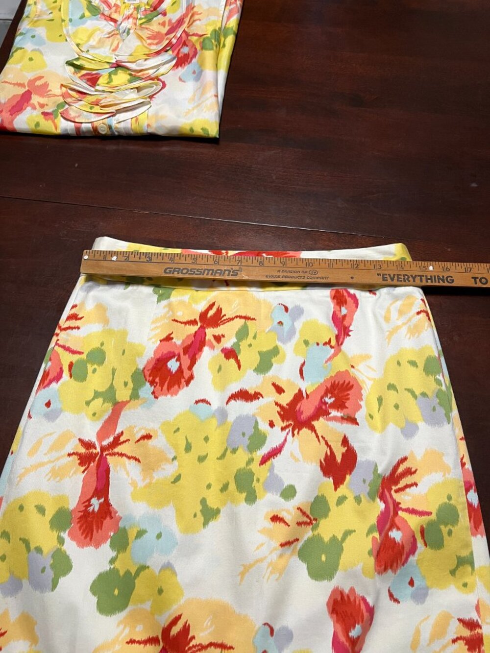 J CREW SKIRT SET SILK & STRETCH COTTON - Picture 13 of 15